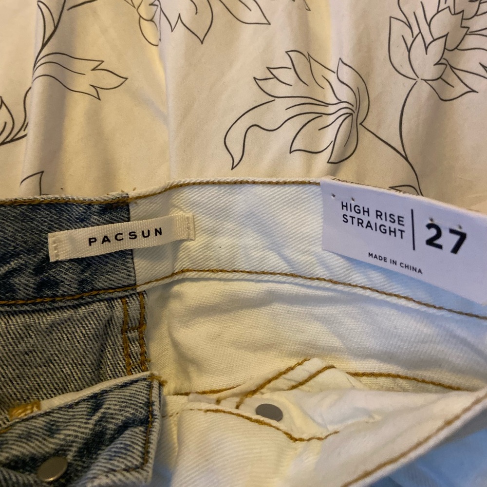 Pacsun Color-Block Jeans - Picture 2 of 3
